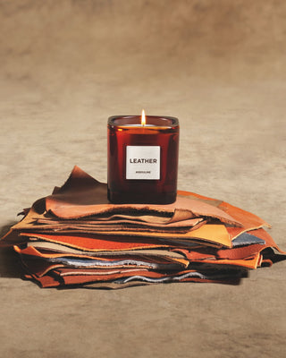 Library Candle - Leather