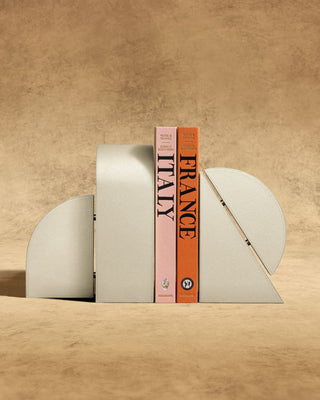Left Cubist Bookend - Stone