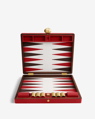 Pebble Backgammon Set - Red