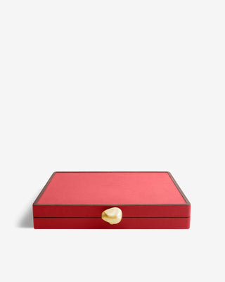 Pebble Backgammon Set - Red