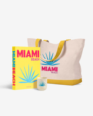 Miami Beach - Tote, Candle & Book Gift Set