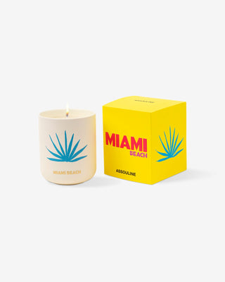 Miami Beach - Candle and Book Gift Set