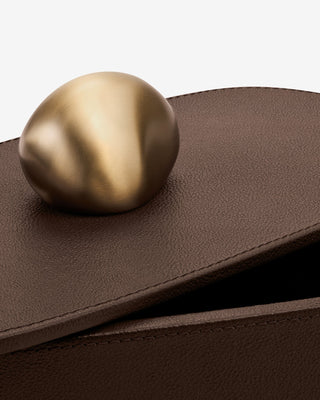Pebble Trinket Box - Brown
