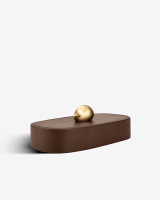 Pebble Trinket Box - Brown
