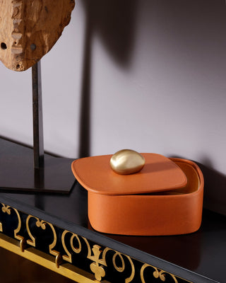 Pebble Trinket Box - Camel