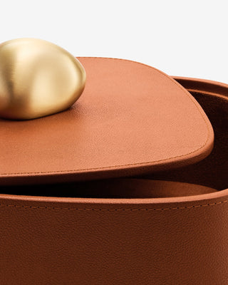Pebble Trinket Box - Camel