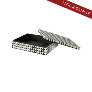 Box Cabas black & white L