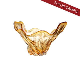 Bowl Ace yellow glass