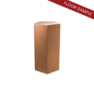 Column Meissner brushed copper finish H. 80 cm