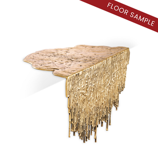 Table Object Grove polished brass