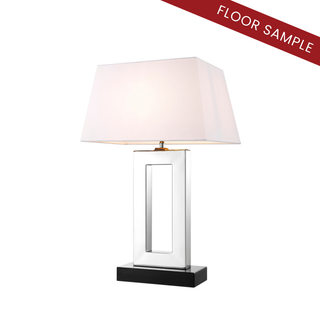 Table Lamp Arlington nickel finish incl shade