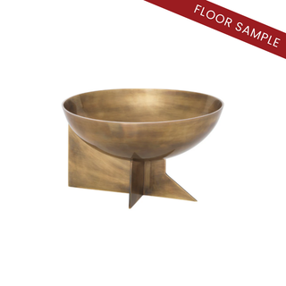 Bowl Atalante vintage brass finish
