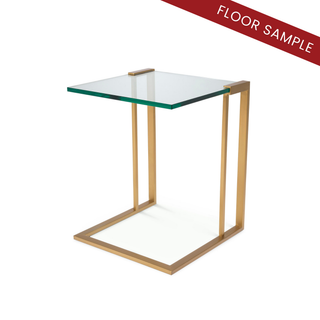 Side Table Perry brushed brass finish