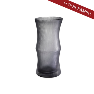 Vase Thiara grey glass