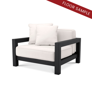 Outdoor Chair Cap-Antibes black sunbrella canvas