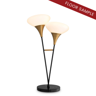 Table Lamp Duco antique brass finish
