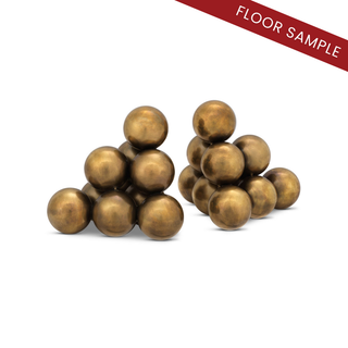 Bookend Carioca vintage brass finish set of 2