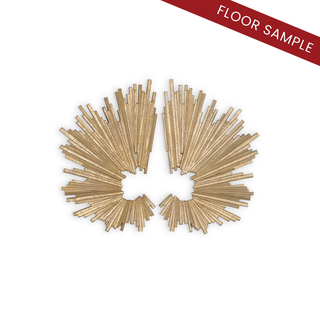 Wall Object Bryant gold finish set of 2