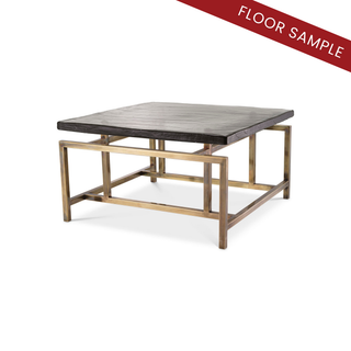 Coffee Table Schlumberg vintage brass finish