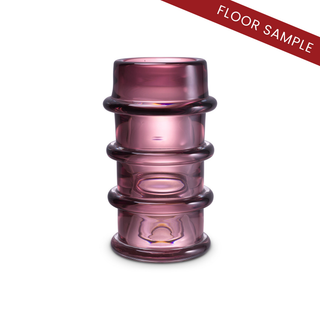 Vase Bloom pink glass