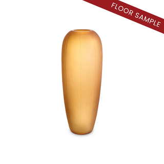 Vase Zenna L amber glass