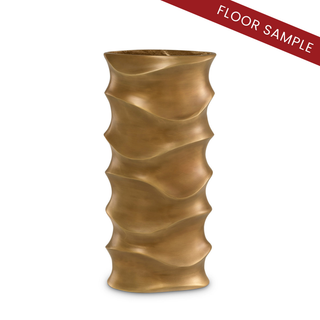 Vase Rapho vintage brass finish
