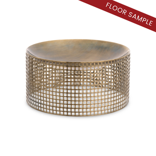 Bowl Sterling S vintage brass finish