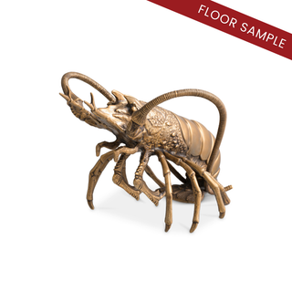 Object Lobster vintage brass finish