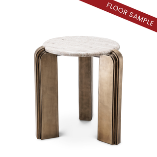 Side Table Albion antique brass finish