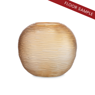 Vase Alessio S peach glass