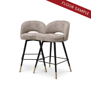 Counter Stool Cliff mademoiselle beige set of 2