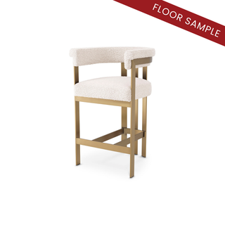 Counter Stool Clubhouse bouclé cream