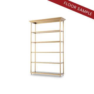 Cabinet Watson brushed brass finish