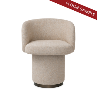 Dining Chair Marly bronze finish palmer beige