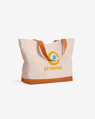 St. Tropez Soleil - Travel From Home Canvas Tote