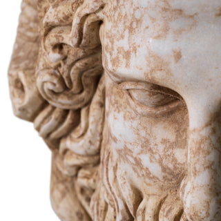 Statue Zeus marble antique look
