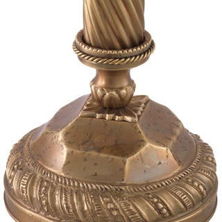 Candle Holder Carnier S vintage brass finish