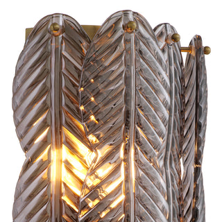 Wall Lamp Sahure brushed brass finish