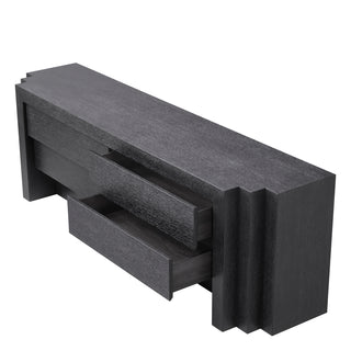 Dresser Metropolitan L charcoal grey oak veneer