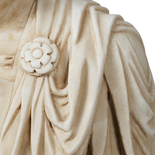 Bust of Julius Caesar marble antique look