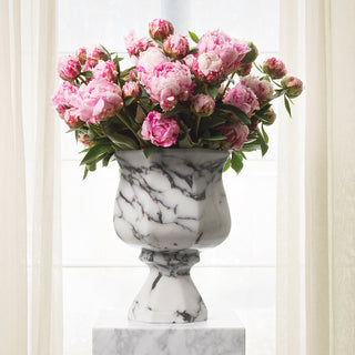 Vase Bennington white marble