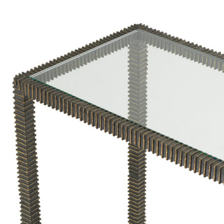 Console Table Bethesda bronze highlight finish