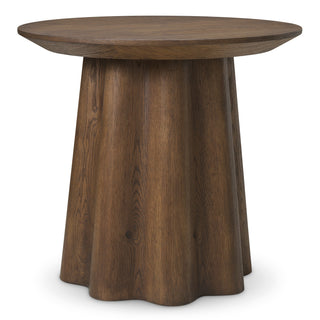 Side Table Papyrus  | Dark brown oak veneer