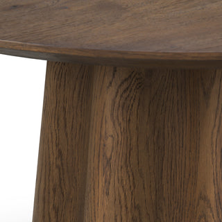 Side Table Papyrus dark brown oak veneer