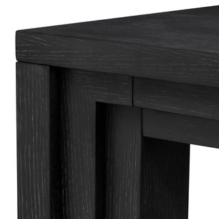 Dining Table Metropolitan black open grain veneer
