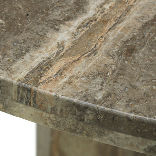 Dining Table Florence silver travertine