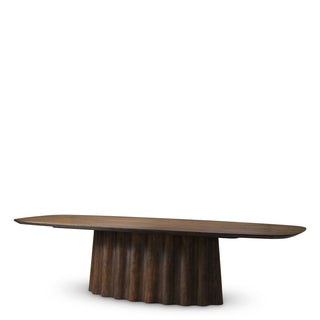 Brown Oak Dining Table Papyrus