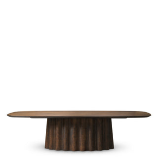 Brown Oak Dining Table Papyrus