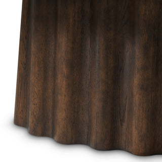 Dining Table Papyrus rectangular dark brown oak veneer