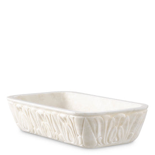 White Marble Bowl Petal